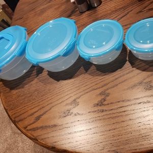 LocknLock 4-Piece Nesting Square Storage Set